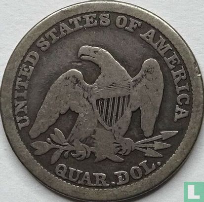 United States ¼ dollar 1849 (without letter) - Image 2