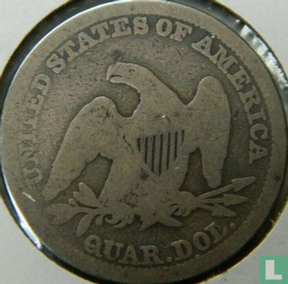 United States ¼ dollar 1848 - Image 2