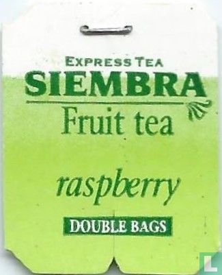 Siembra Express Tea Fruit tea raspberry double bags - Image 1
