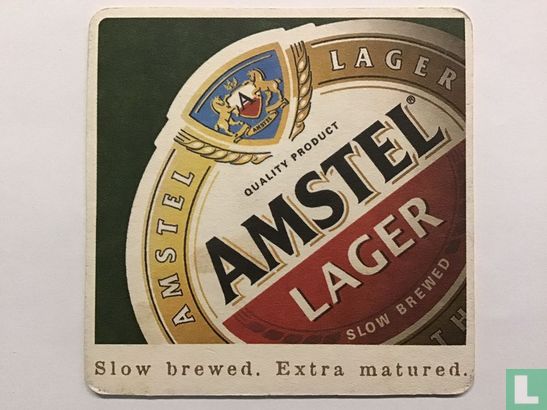 Amstel Lager Slow brewed. Extra matured - Bild 1