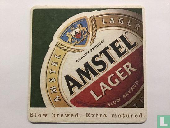 Amstel Lager Slow brewed. Extra matured - Bild 2