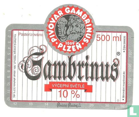 Gambrinus vycepni svetlé