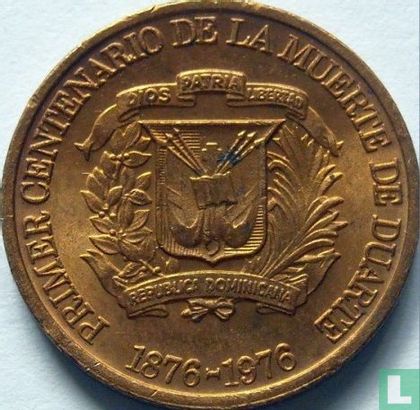 Dominikanische Republik 1 Centavo 1976 "100th anniversary Death of Juan Pablo Duarte" - Bild 2