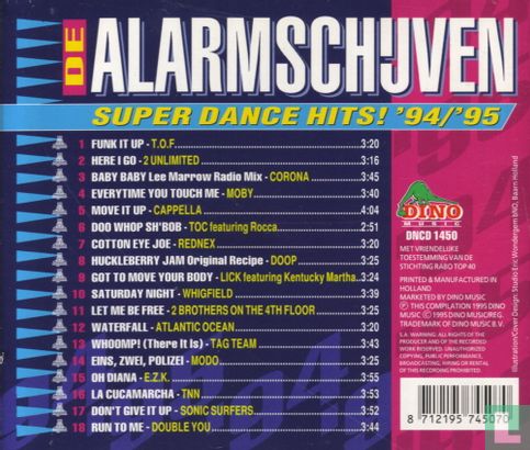 De Alarmschijven '94/'95 - Super Dance Hits - Afbeelding 2