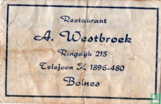 Restaurant A. Westbroek - Afbeelding 1