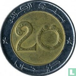Algeria 20 dinars AH1431 (2010) - Image 2
