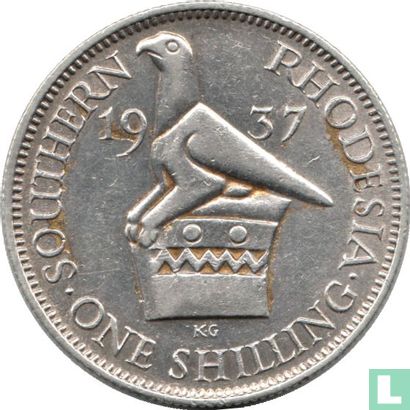 Zuid-Rhodesië 1 shilling 1937 - Afbeelding 1