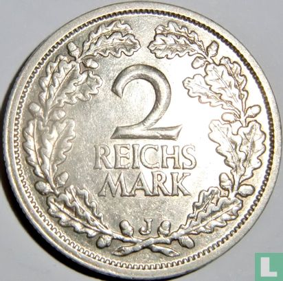 German Empire 2 reichsmark 1926 (J) - Image 2