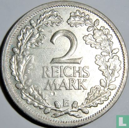 German Empire 2 reichsmark 1925 (E) - Image 2