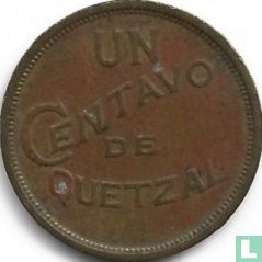 Guatemala 1 Centavo 1949 (Typ 1) - Bild 2