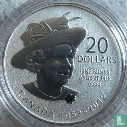Canada 20 dollars 2012 (folder) "60th year of Queen Elizabeth II's reign" - Afbeelding 2