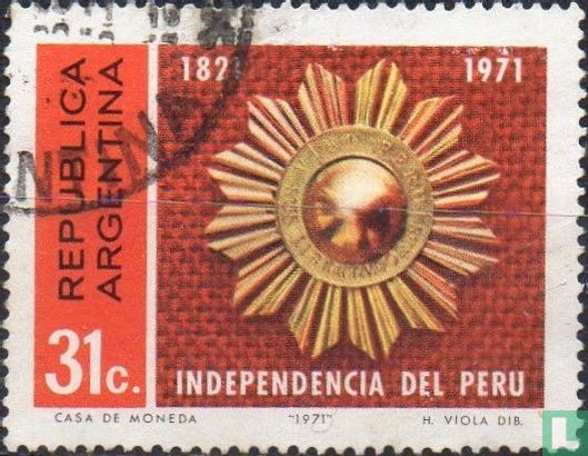 150th Anniv of Peruvian Independence.