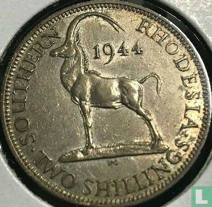 Rhodésie du Sud 2 shillings 1944 - Image 1