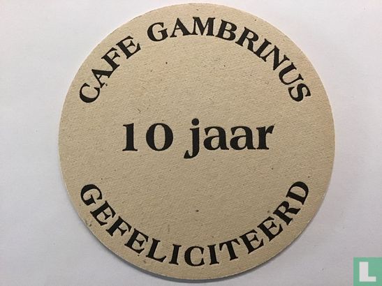 Cafe Gambrinus 10 jaar  - Afbeelding 1