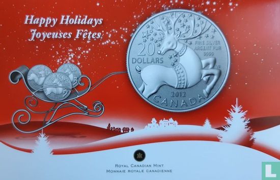 Canada 20 dollars 2012 (folder) "Happy holidays" - Afbeelding 1