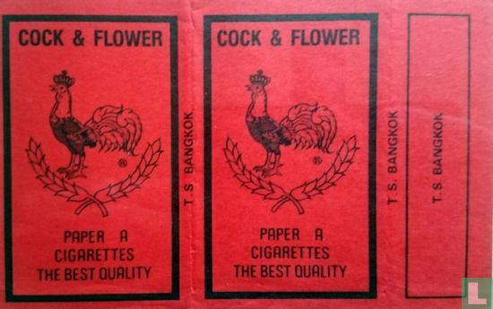 Thai Booklet Cock & Flower 