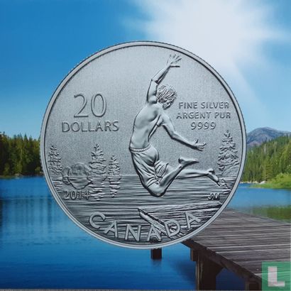 Canada 20 dollars 2014 (folder) "Summertime" - Afbeelding 1