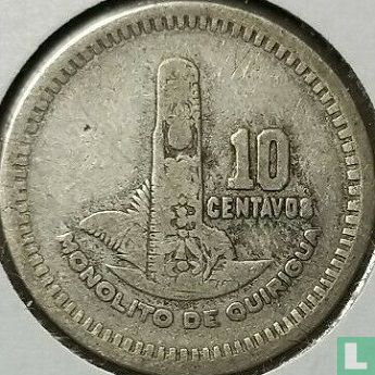 Guatemala 10 Centavo 1949 (Typ 2) - Bild 2