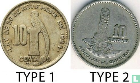Guatemala 10 centavos 1949 (type 2) - Image 3