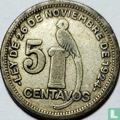 Guatemala 5 Centavo 1943 - Bild 2