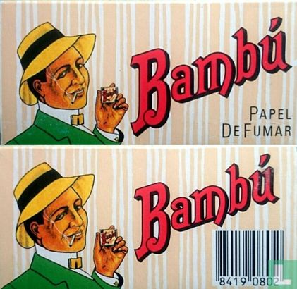Bambú smoking man papel de fuma