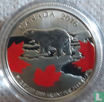 Canada 25 dollars 2016 (PROOF - folder) "True North" - Afbeelding 2