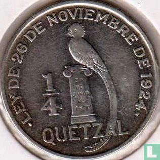 Guatemala ¼ quetzal 1926 - Image 2