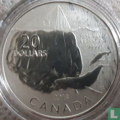Canada 20 dollars 2013 (folder) "Iceberg and whale" - Image 2