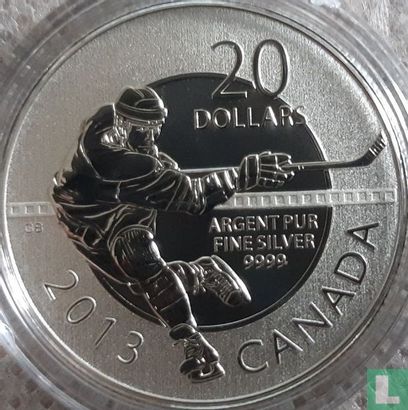 Kanada 20 Dollar 2013 (Folder) "Ice hockey" - Bild 2
