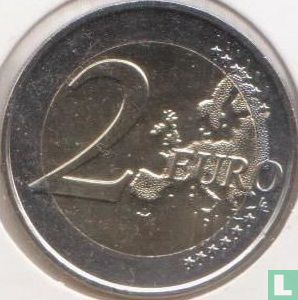 Luxemburg 2 euro 2021 (reliëf - leeuw) "40th anniversary of the marriage of Grand Duke Henri" - Afbeelding 2