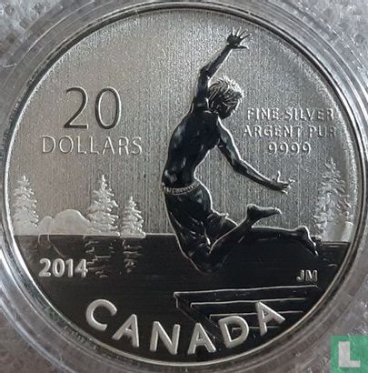 Kanada 20 Dollar 2014 (Folder) "Summertime" - Bild 2