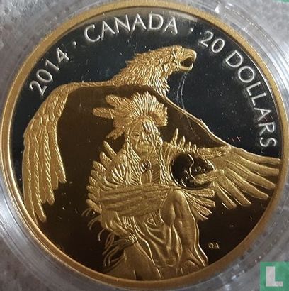 Canada 20 dollars 2014 (PROOF) "Nanaboozhoo and the thunderbird" - Image 1