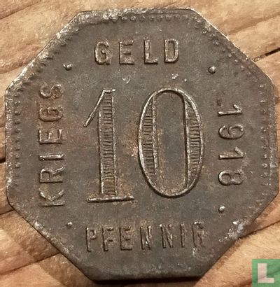 Mengen 10 pfennig 1918 (fer) - Image 1