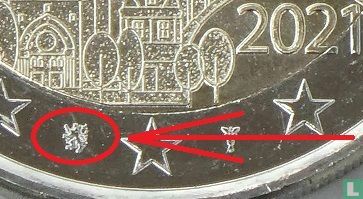 Luxembourg 2 euro 2021 (relief - lion) "100th anniversary Birth of Grand Duke Jean" - Image 3