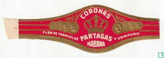 CORONAS Flor de Tabacos Partagas the y Compañia Habana - Image 1