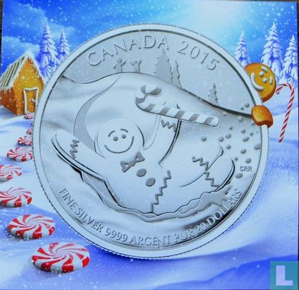 Canada 20 dollars 2015 (PROOF - folder) "Gingerbread man" - Afbeelding 1