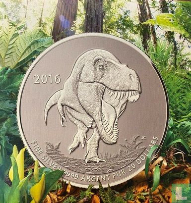Canada 20 dollars 2016 (PROOF - folder) "Tyrannosaurus rex" - Image 1