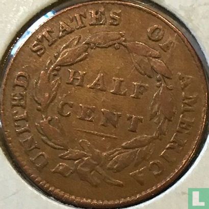 Verenigde Staten ½ cent 1835 - Afbeelding 2