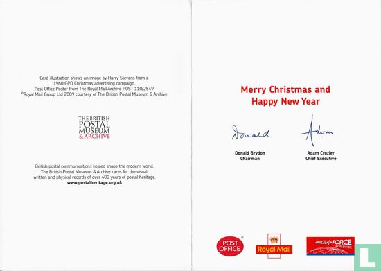 Royal Mail Staff Kerst Postzegels - Afbeelding 3
