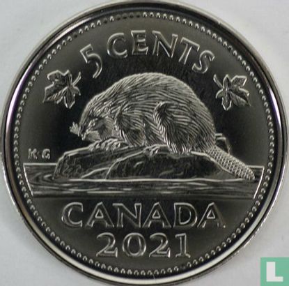 Canada 5 cents 2021 - Image 1
