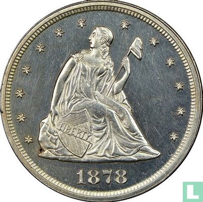 United States 20 cents 1878 (PROOF) - Image 1