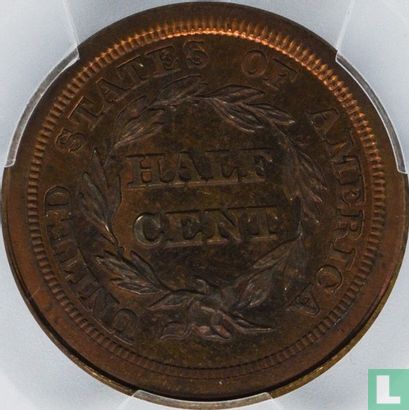 Verenigde Staten ½ cent 1831 (restrike - type 2) - Afbeelding 2
