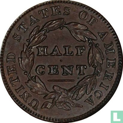 Verenigde Staten ½ cent 1836 (PROOF) - Afbeelding 2