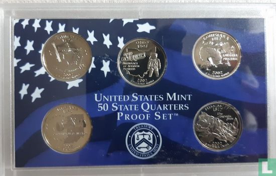Vereinigte Staaten KMS 2002 (PP) "50 state quarters" - Bild 1