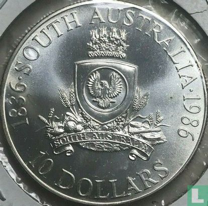 Australien 10 Dollar 1986 "150th anniversary State of South Australia" - Bild 1
