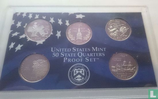 United States mint set 2000 (PROOF) "50 state quarters" - Image 1