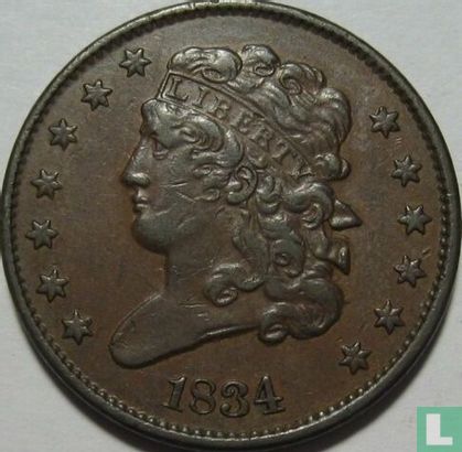 Vereinigte Staaten ½ Cent 1834 - Bild 1