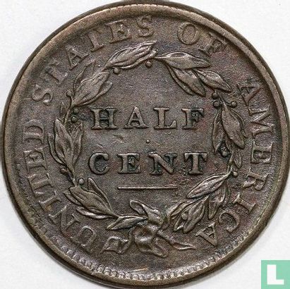 Verenigde Staten ½ cent 1809 (1809/6) - Afbeelding 2