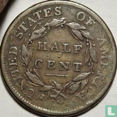 Vereinigte Staaten ½ Cent 1810 - Bild 2