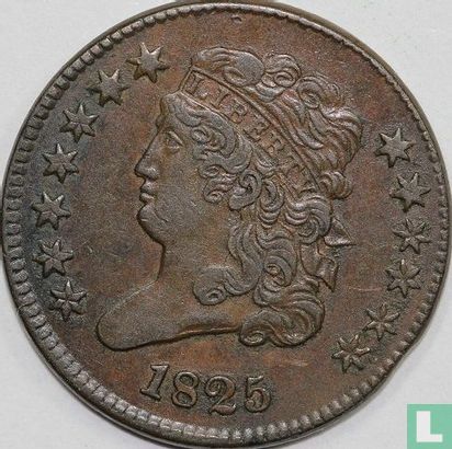 Verenigde Staten ½ cent 1825 - Afbeelding 1